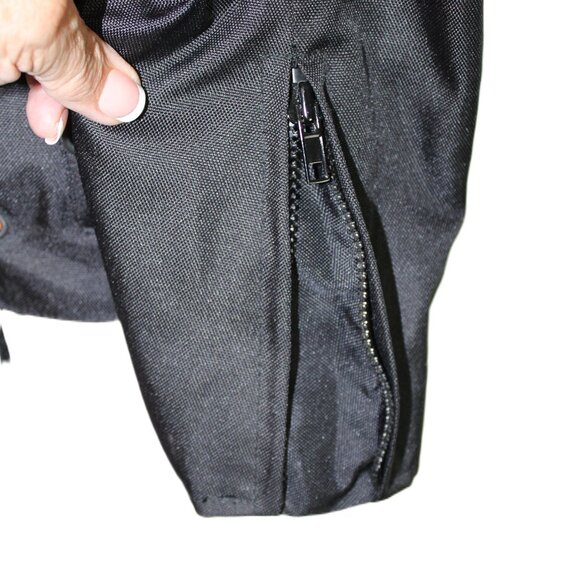 Nexgen Womens MotorCycle Jacket Black Orange Size M 100% Waterproof - Picture 4 of 15